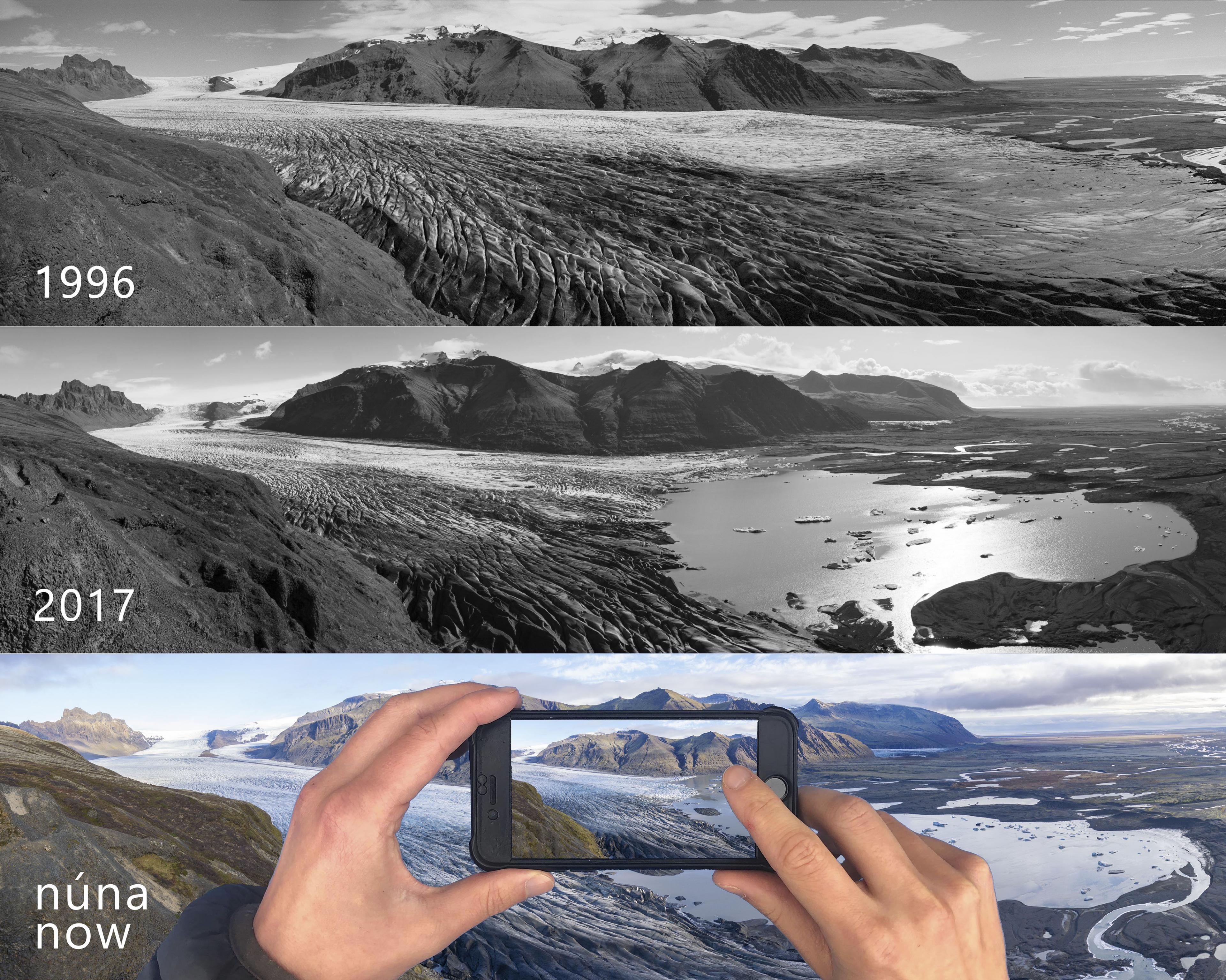 Glacier melting trends from 1996 to 2023